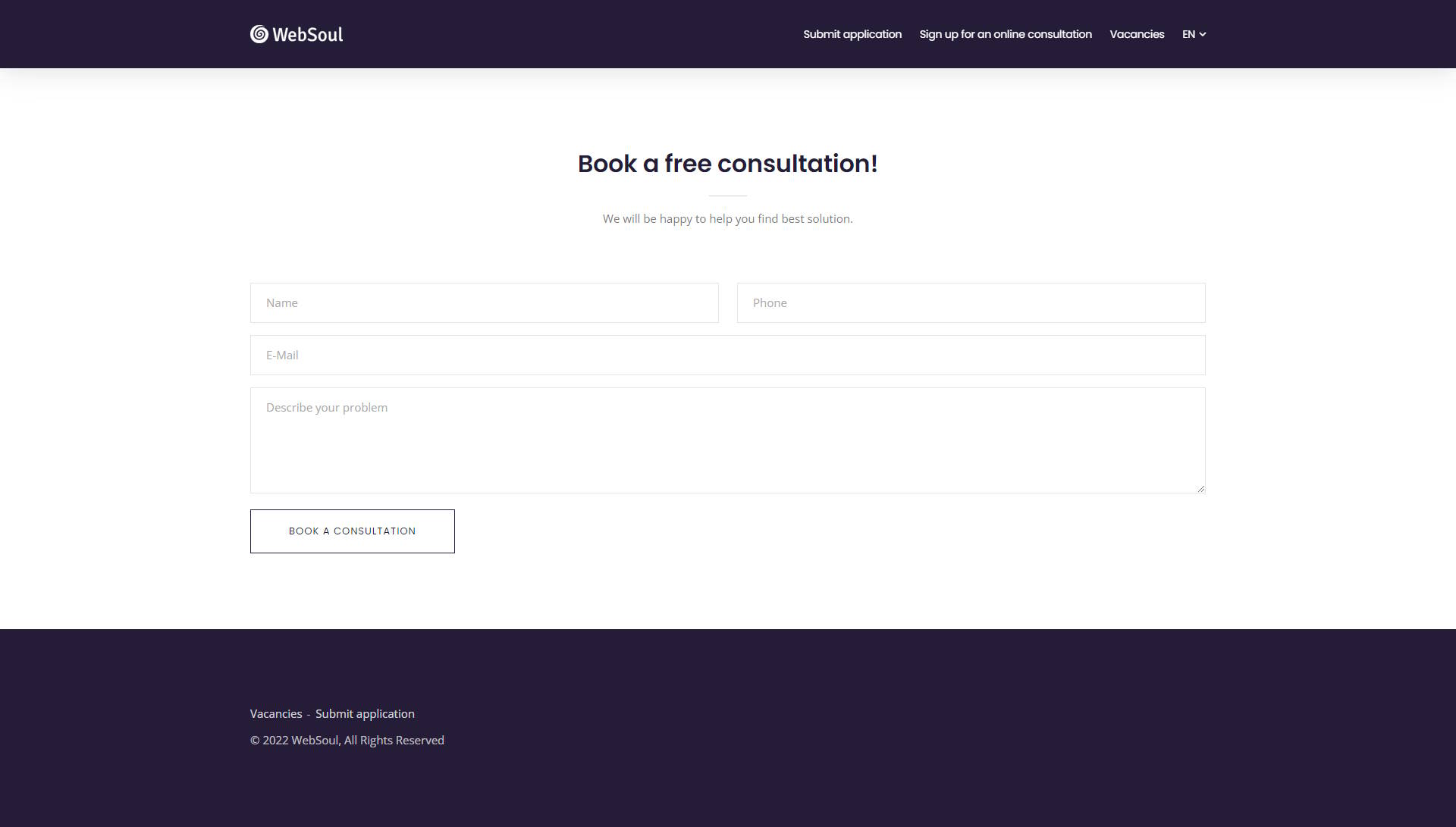 WebSoul: Development website